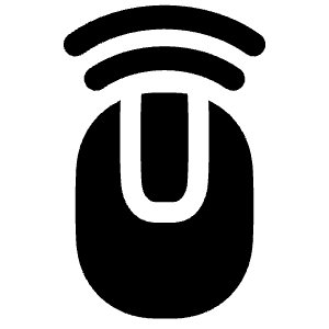 Mouse Wireless 1 Icon from Plump Solid - Free Set