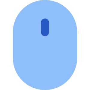 Mouse Wireless Icon from Core Flat - Free Set