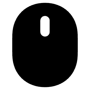 Mouse Wireless Icon from Plump Solid - Free Set