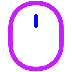 Mouse Wireless Icon from Plump Neon - Free Set