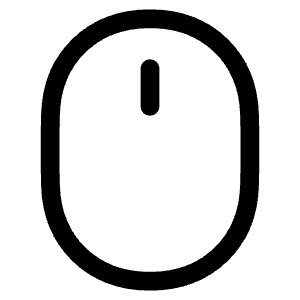 Mouse Wireless Icon from Plump Line - Free Set