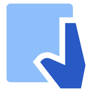 One Handed Holding Tablet Handheld Icon from Sharp Flat - Free Set