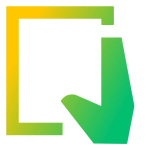 One Handed Holding Tablet Handheld Icon from Sharp Gradient- Free Set