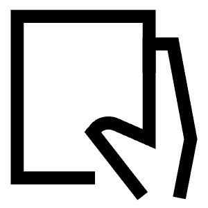 One Handed Holding Tablet Handheld Icon from Sharp Line - Free Set