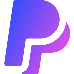 Paypal Icon from Core Gradient - Free Set