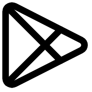 Play Store Icon from Core Line - Free Set