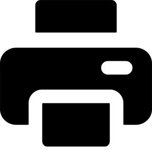 Printer Icon from Core Solid - Free Set