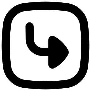 Return Square 2 Icon from Flex Remix - Free Set