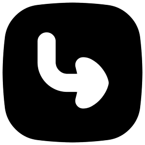 Return Square 2 Icon from Flex Solid - Free Set