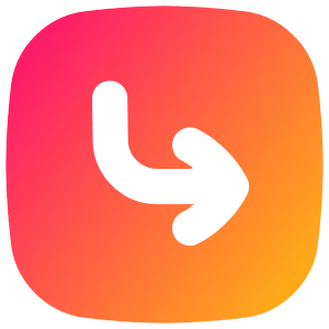 Return Square 2 Icon from Flex Gradient - Free Set