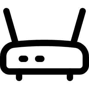 Router Wifi Network Icon from Flex Line - Free Set