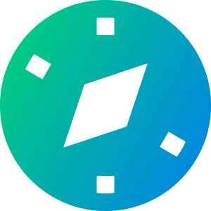 Safari Logo Icon from Sharp Gradient- Free Set