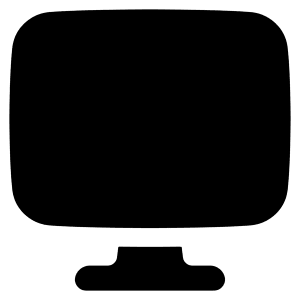 Screen 1 Icon from Plump Solid - Free Set