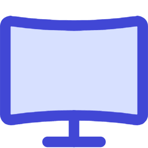 Screen Curve Icon from Core Duo - Free Set