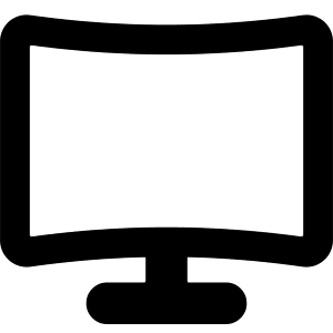 Screen Curve Icon from Core Remix - Free Set