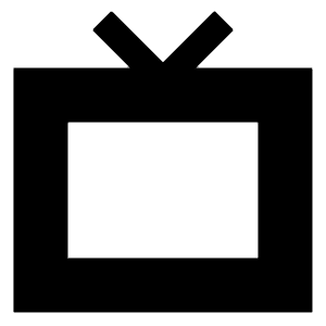 Screen Tv Icon from Sharp Solid - Free Set