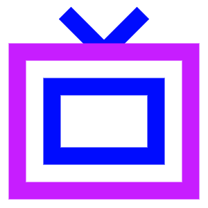 Screen Tv Icon from Sharp Neon - Free Set