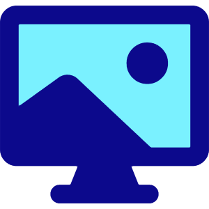 Screensaver Monitor Wallpaper Icon from Core Pop - Free Set