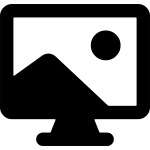 Screensaver Monitor Wallpaper Icon from Core Remix - Free Set