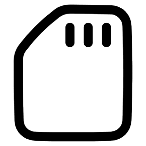 Sd Card Icon from Plump Line - Free Set