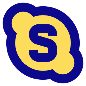 Skype Logo Icon from Sharp Pop - Free Set