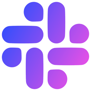 Slack Logo Icon from Plump Gradient - Free Set