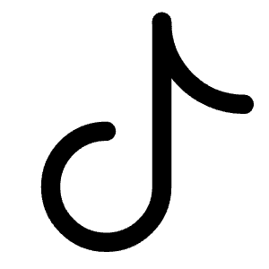 Tiktok Icon from Core Line - Free Set