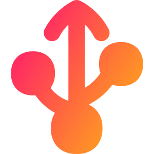 Usb Port Icon from Flex Gradient - Free Set