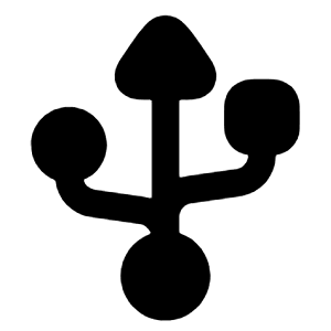 Usb Port Icon from Plump Solid - Free Set