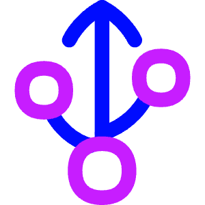 Usb Port Icon from Flex Neon - Free Set