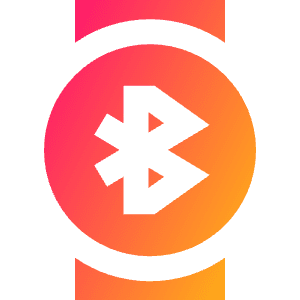 Watch Circle Bluetooth Icon from Sharp Gradient- Free Set