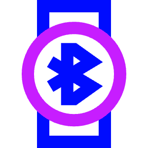 Watch Circle Bluetooth Icon from Sharp Neon - Free Set