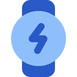 Watch Circle Charging Icon from Core Flat - Free Set