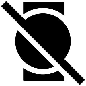 Watch Circle Disable Icon from Sharp Solid - Free Set