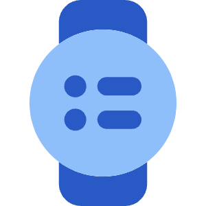 Watch Circle Menu Icon from Core Flat - Free Set