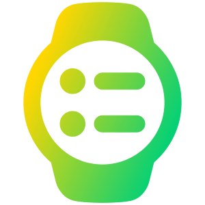 Watch Circle Menu Icon from Plump Gradient - Free Set