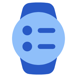 Watch Circle Menu Icon from Plump Flat - Free Set