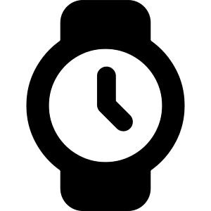 Watch Circle Time Icon from Core Solid - Free Set