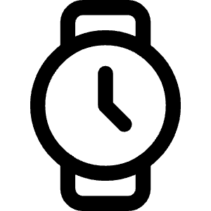 Watch Circle Time Icon from Core Line - Free Set