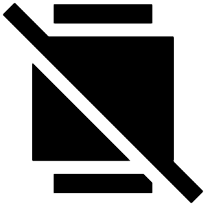 Watch Square Disable Icon from Sharp Solid - Free Set