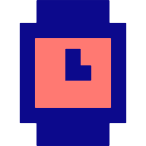 Watch Square Time Icon from Sharp Pop - Free Set