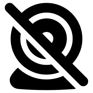 Webcam Off Icon from Plump Solid - Free Set