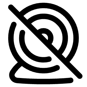 Webcam Off Icon from Plump Line - Free Set