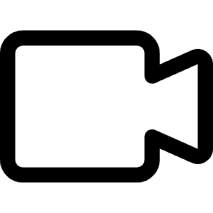 Webcam Video Icon from Core Line - Free Set