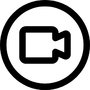 Webcam Video Circle Icon from Core Line - Free Set