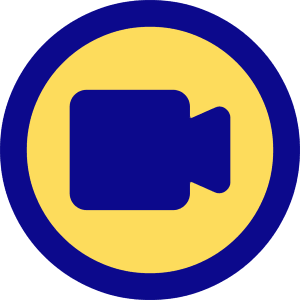 Webcam Video Circle Icon from Core Pop - Free Set