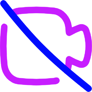 Webcam Video Off Icon from Flex Neon - Free Set