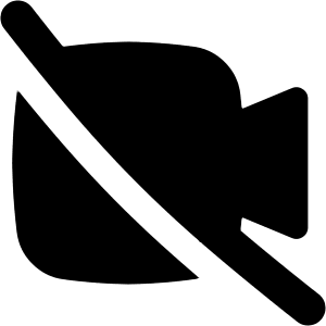 Webcam Video Off Icon from Flex Solid - Free Set