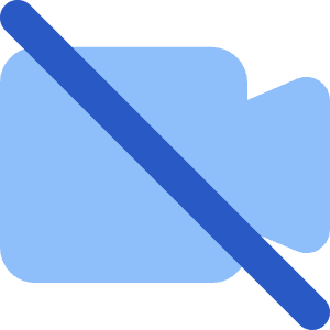 Webcam Video Off Icon from Core Flat - Free Set