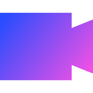 Webcam Video Icon from Sharp Gradient- Free Set